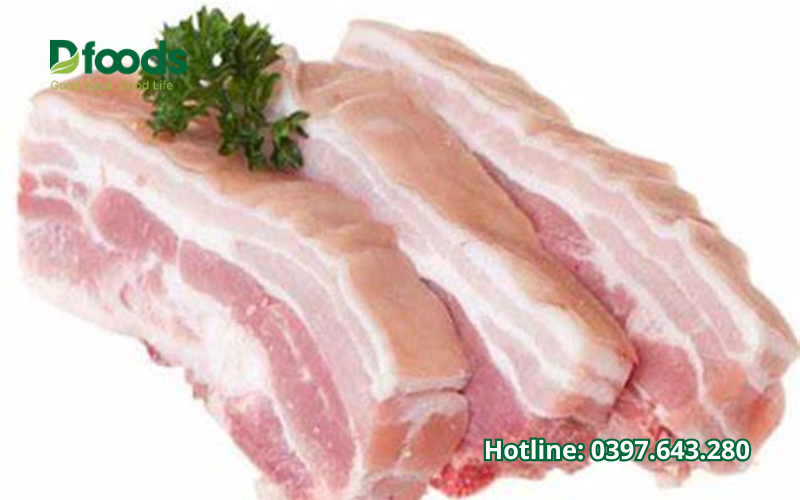 ba chỉ heo Nga loại ngon
