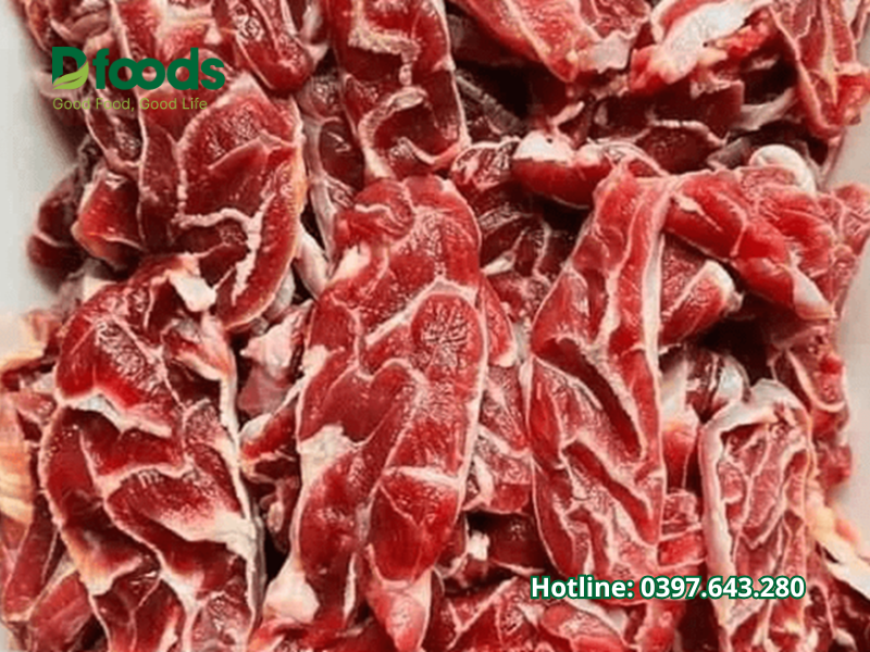 Bắp hoa thái lát mỏng