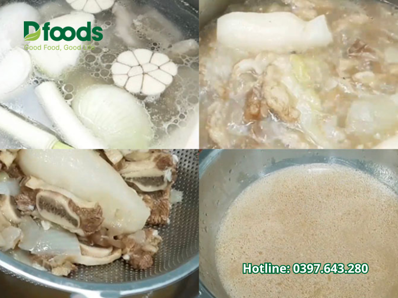 cách nấu canh sườn bò