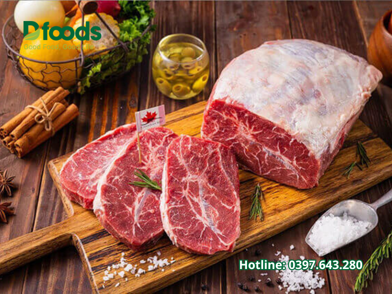 Tại D-FOODS cung cấp thịt bò Mỹ cho nhà hàng uy tín chất lượng cao 